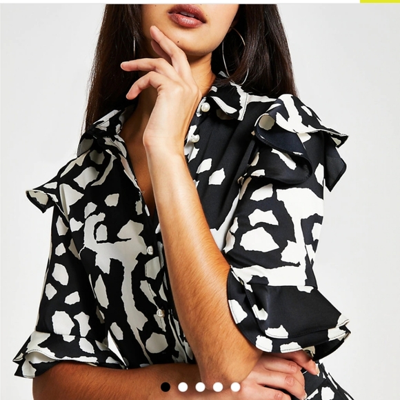 Monochrome printed shirt - Picture 2 of 2